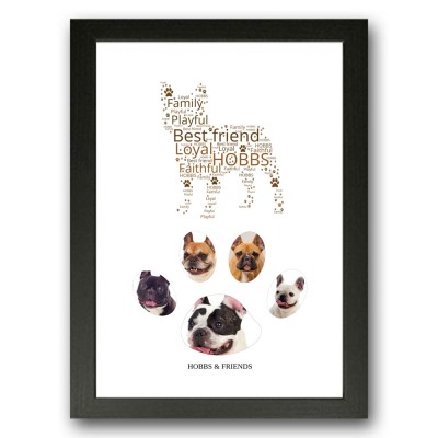French Bulldog Photo Collage Gift